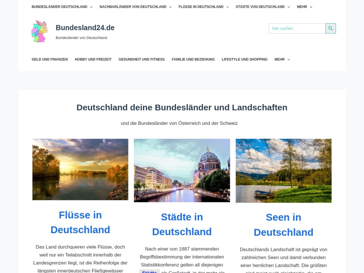 Wissenswertes zu Deutschland und den Bundesländern