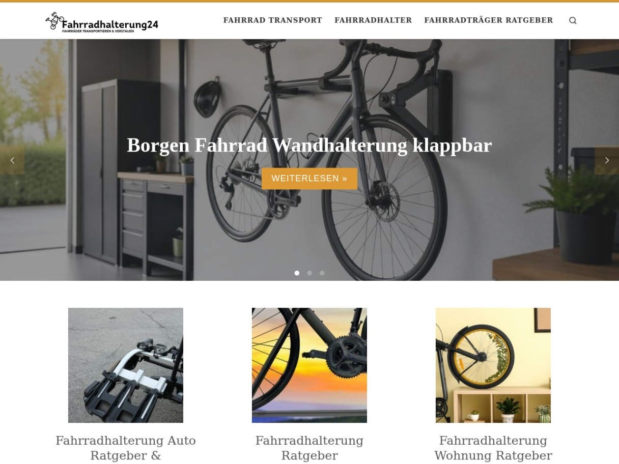 Fahrräder transportieren und verstauen