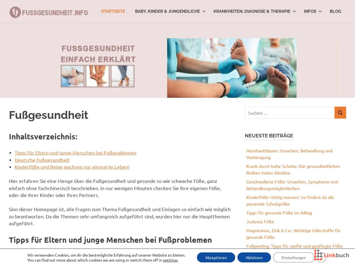 Fußgesundheit einfach erklärt