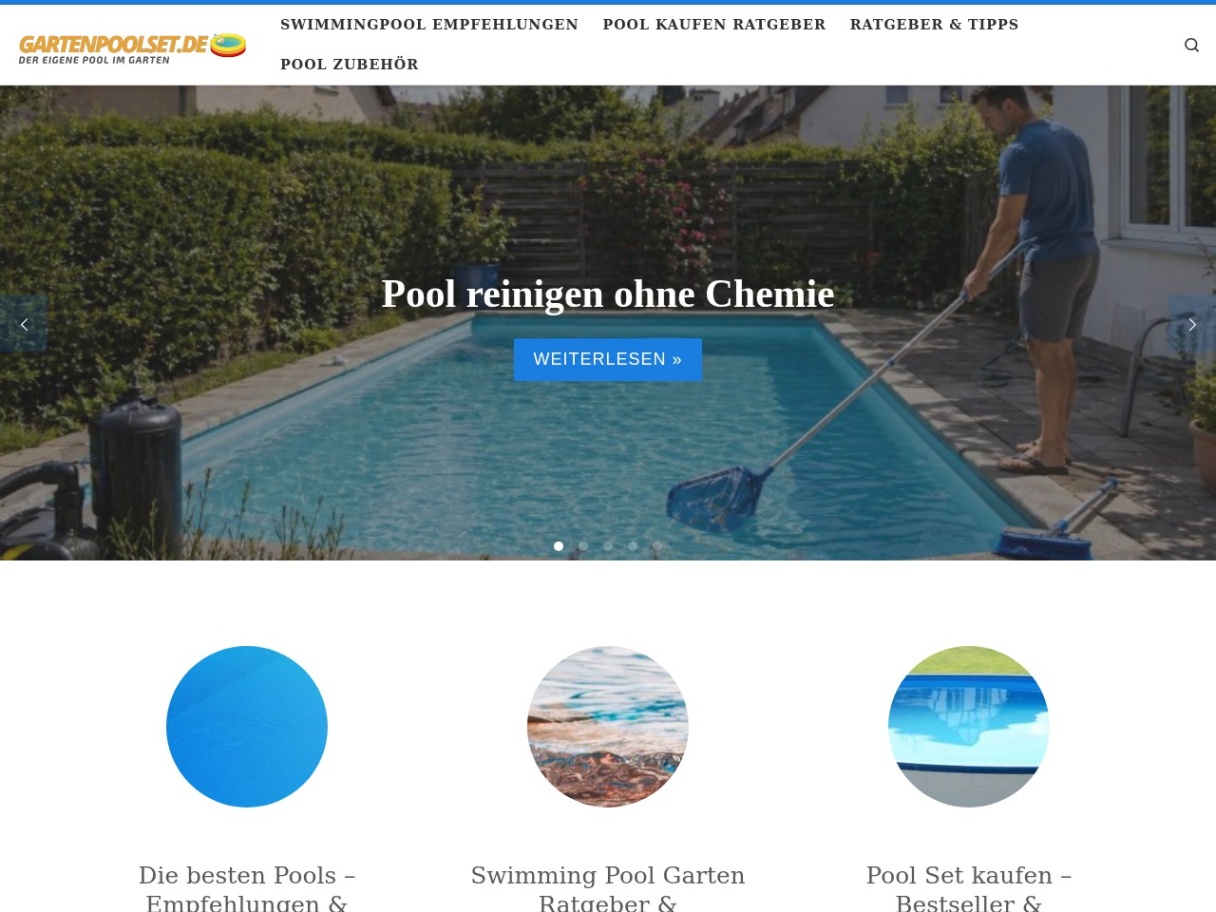 Gartenpoolset - Der eigene Pool im Garten