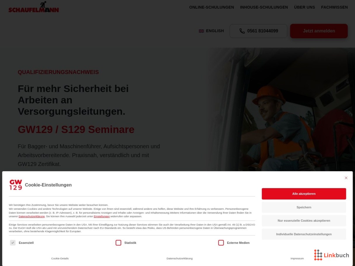 GW129 Schulung mit Zertifikat