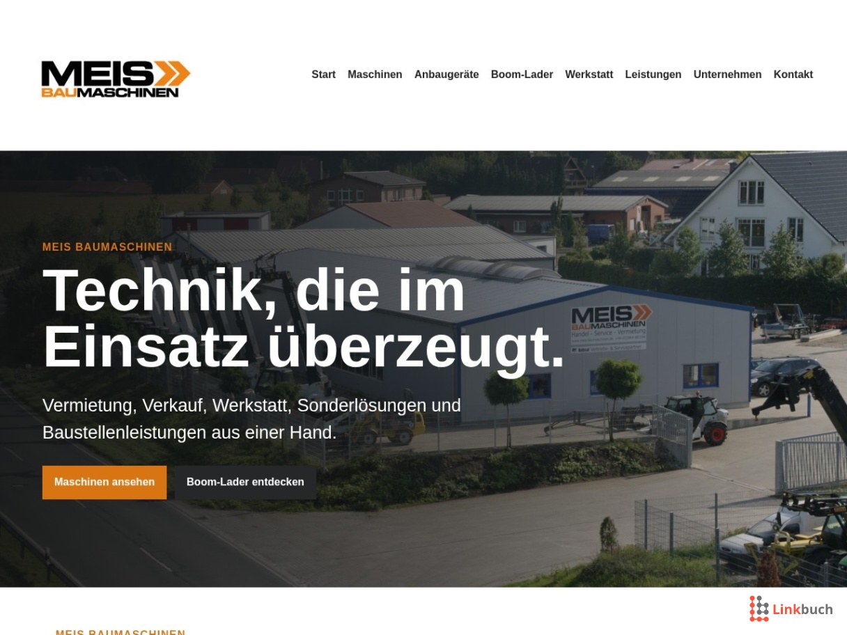 Meis Baumaschinen - Baumaschinen und individuelle