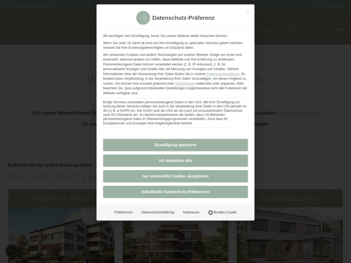 Honest Immobilien AG