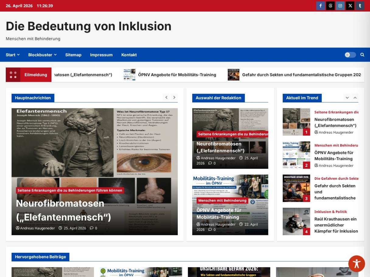 Die Bedeutung von Inklusion | Menschen mit Behinderung