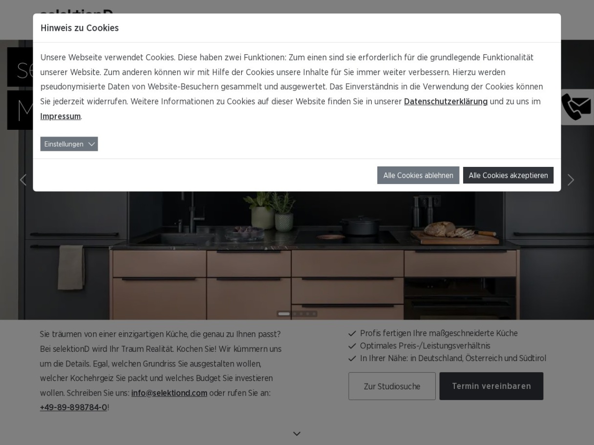 SelektionD - Maßgeschneiderte Küchen