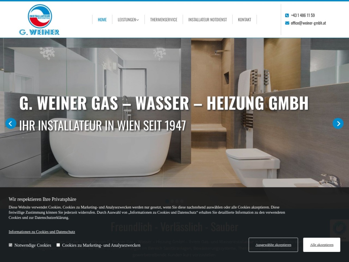 G. Weiner Gas - Wasser - Heizung