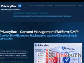 Vorschau auf PrivacyBox – Consent Management Platform (CMP)
