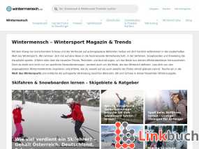 Vorschau auf Wintermensch.net » Wintersport Magazin
