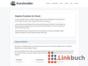 Vorschau auf Affiliate Reviews und Empfehlungen - Kursinsider