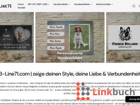 Vorschau auf B-Line71.com - Hundeschilder & Hundeaufkleber